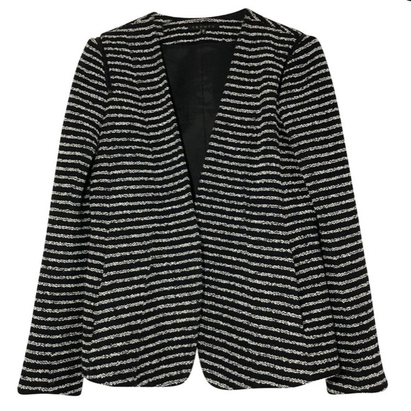 THEORY yaisa black striped blazer - Picture 2 of 8